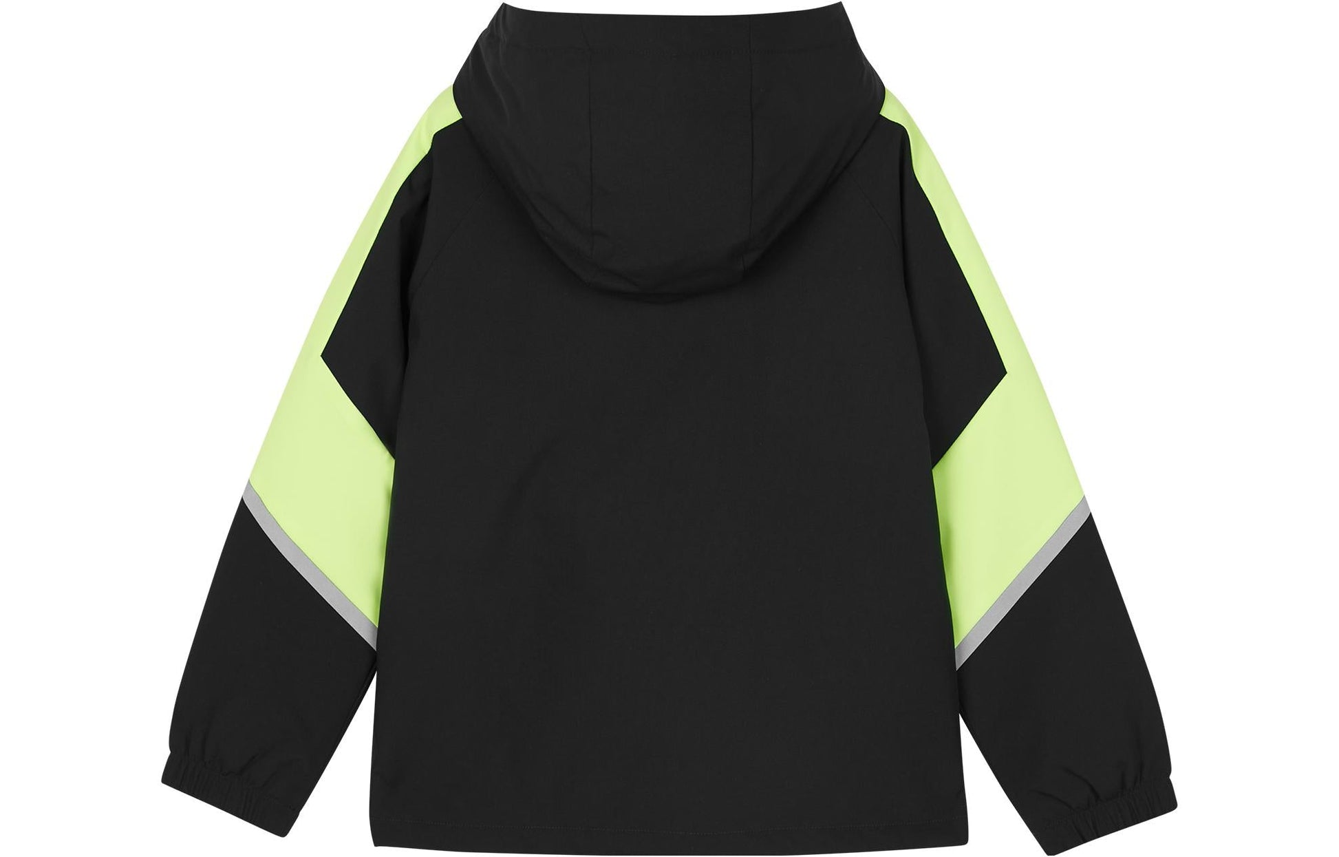 (GS) Skechers Basic Woven Hooded Jacket 'Black Green White' P423K022-0018
