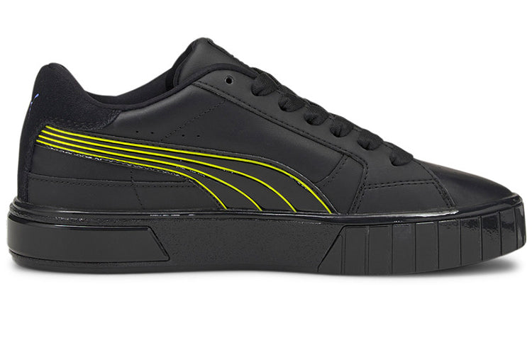 (WMNS) PUMA Cali Star Dark Dreams Sneakers Black/Yellow 380654-01
