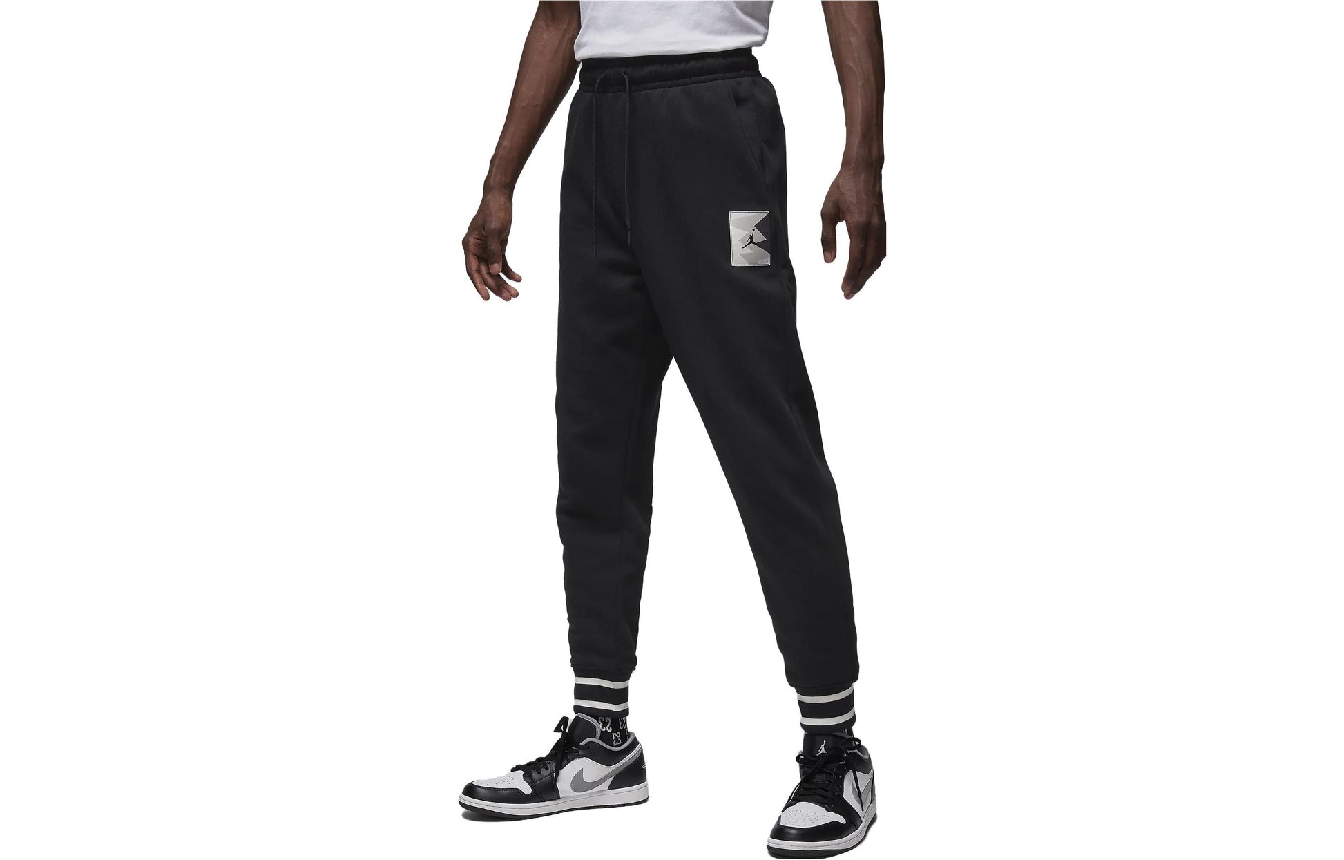 Air Jordan MVP Logo Sweatpants 'Black' FD7858-010