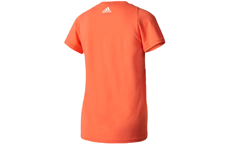 (WMNS) adidas Classic Large logo Printing Short Sleeve S97215