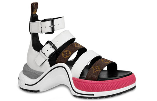 (WMNS) LOUIS VUITTON LV Archlight 'White Pink Brown' 1A57J3