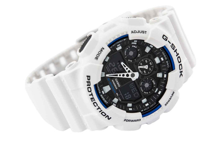 CASIO G-Shock Analog-Digital 'White' GA-100B-7A