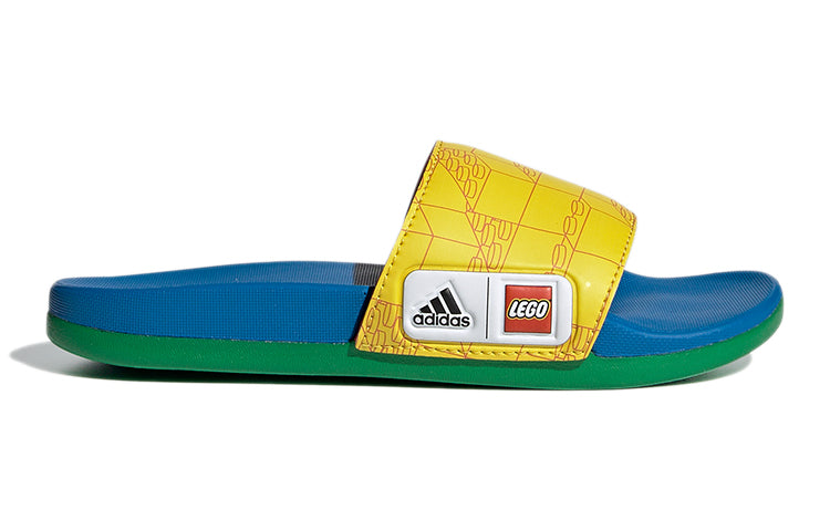 (PS) adidas x Lego Adilette Comfort K 'Yellow Blue' FZ2867