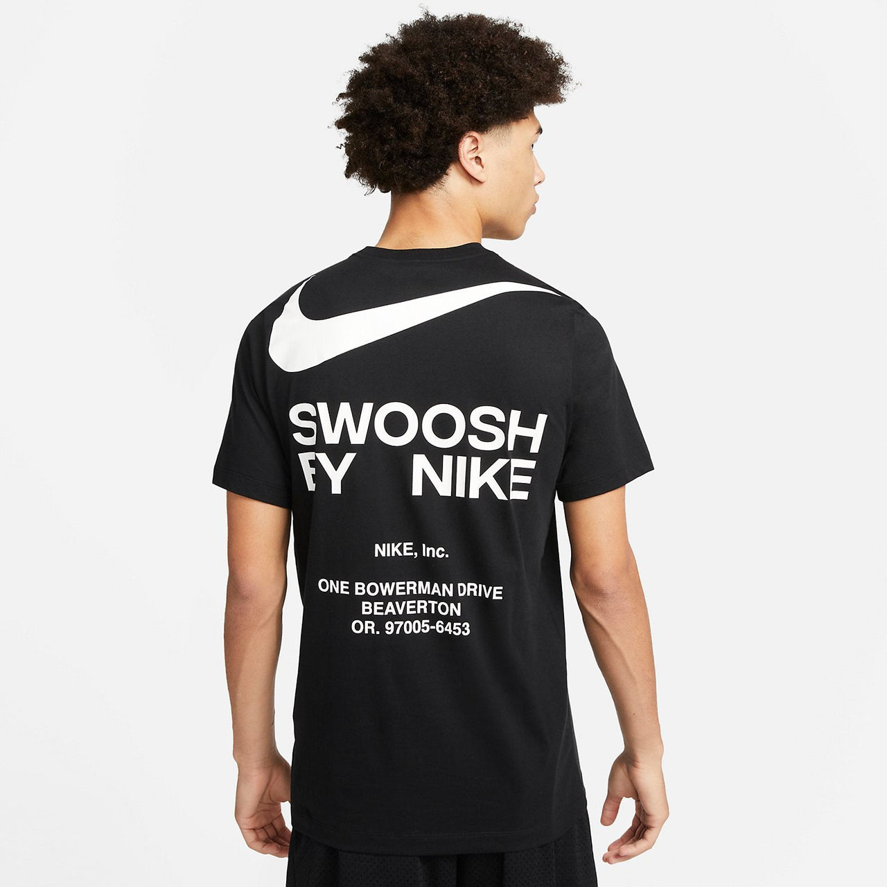 Nike NSW Swoosh T-Shirt 'Black' DZ2881-010