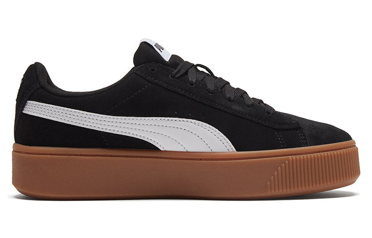 (WMNS) PUMA Vikky Stacked Black/Brown 369144-17