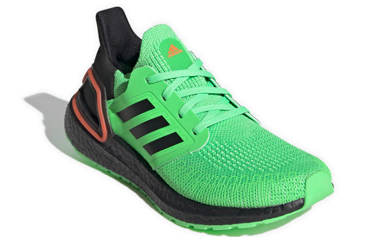 (GS) adidas UltraBoost 20 Big Kids 'Shock Lime' EG4859
