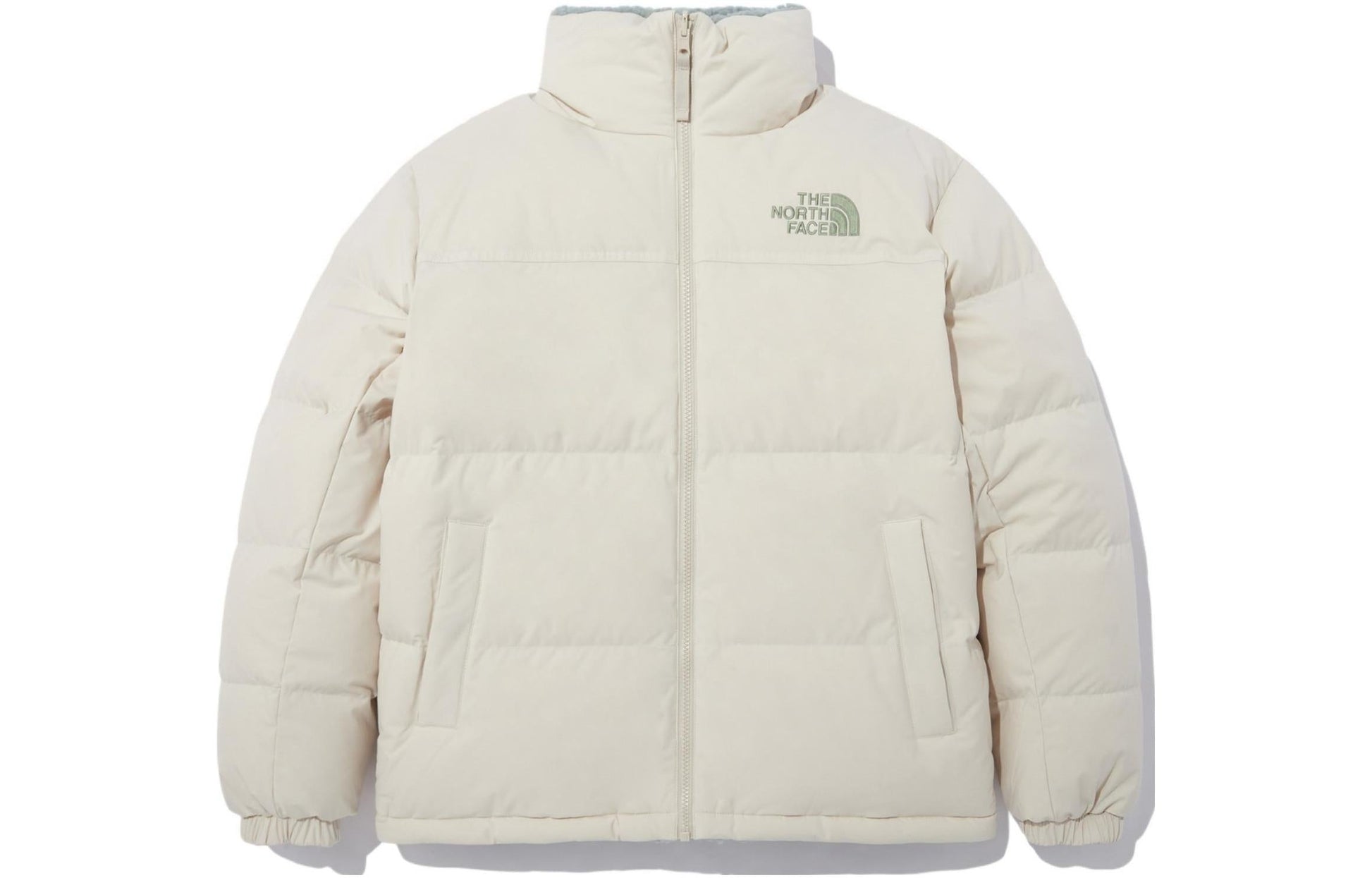 THE NORTH FACE Logo Winter Puffer Jacket 'Beige' NJ1DN77D