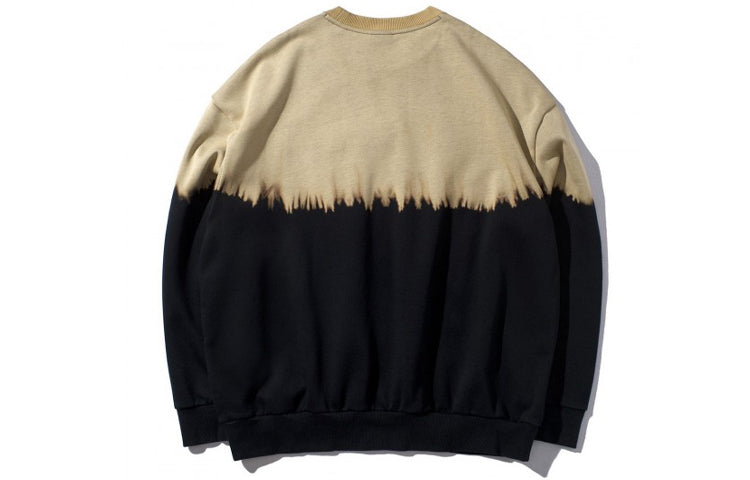 Li-Ning Contrasting Colors Sports Pullover Round Neck Black AWDP871-1