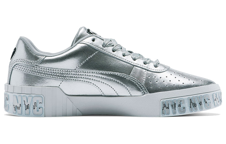 (WMNS) PUMA Cali Silver NYC 'Skyline Print' 372967-01