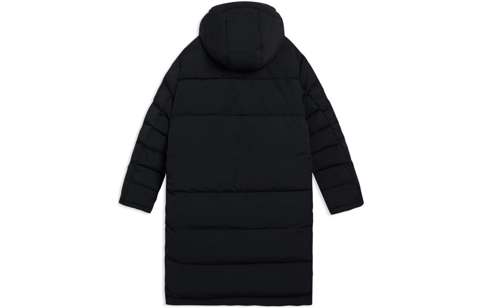 Li-Ning Winter Lifestyle Long Down Jacket 'Black' AYMS065-2