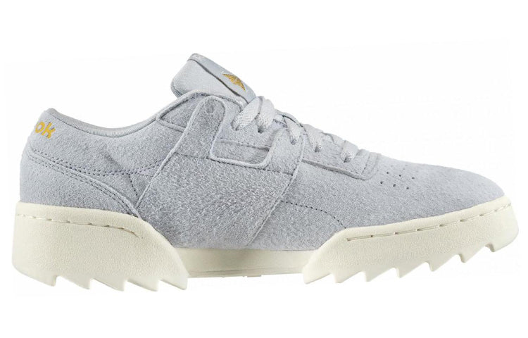Reebok Workout Ripple OG Low Tops Casual Skateboarding Shoes Unisex Gray DV6308