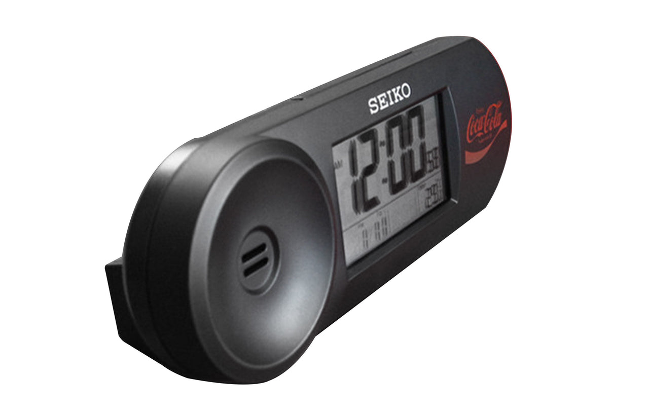 SEIKO x Coca Cola Multifunctional Electronic Clock Black QHL902K