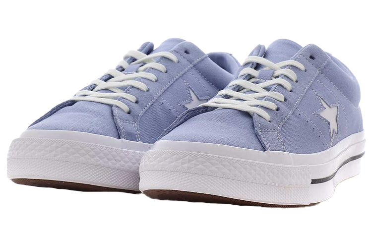 Converse one star Shoes Blue/White 163314C
