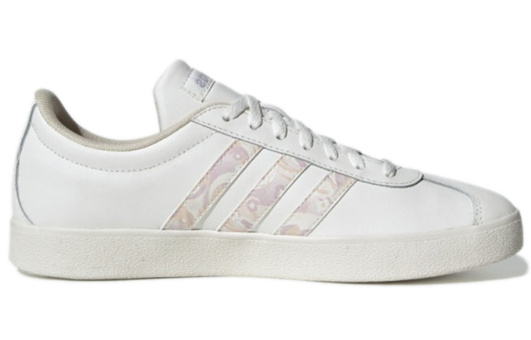(WMNS) adidas VL Court 2.0 'White Linen' EF0021