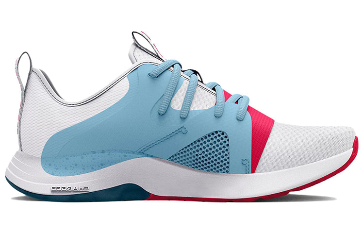 (WMNS) Under Armour Charged Breathe Lace TR 'White Opal Blue' 3025058-103