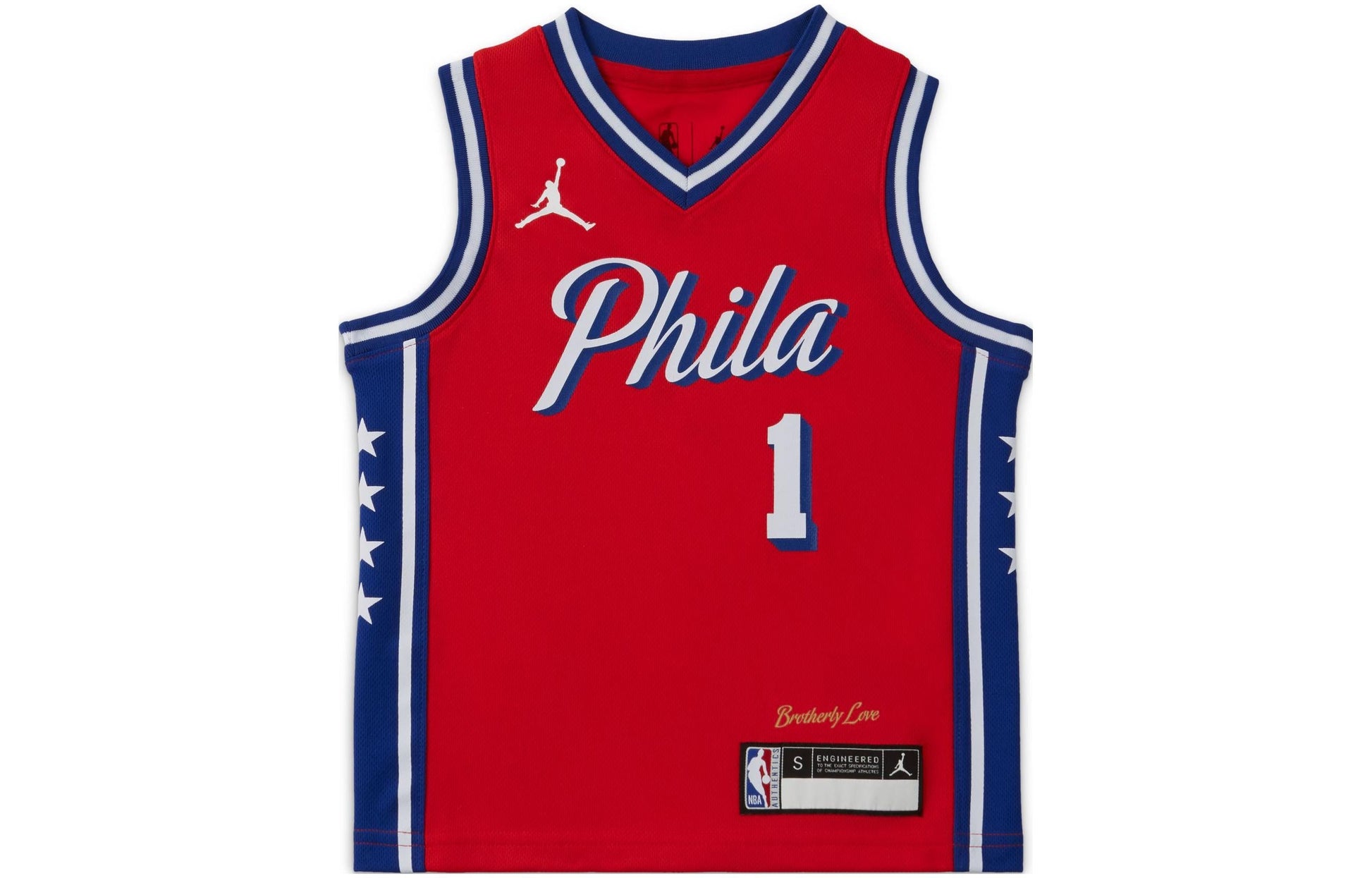 (GS) Air Jordan Philadelphia 76ers jersey 'Red' FJ4872-657