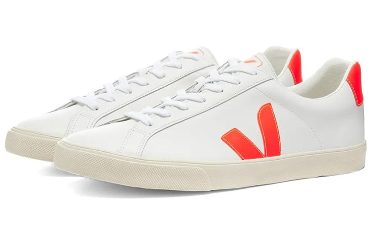 Veja Esplar Lace-Up 'White Orange Flou' EO022213