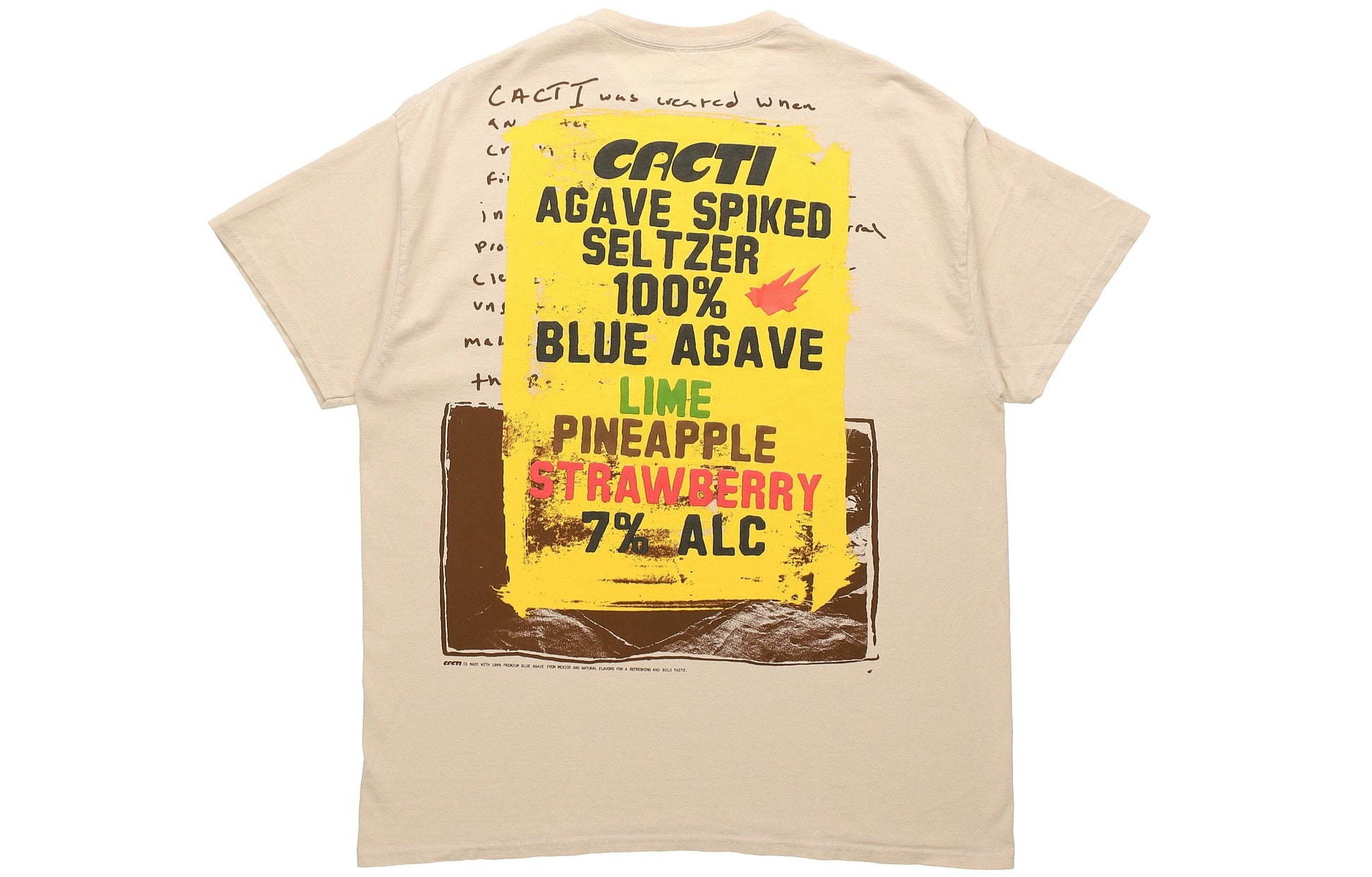 Travis Scott Cactus Jack Funny Pattern Short Sleeve Unisex Khaki TC-254