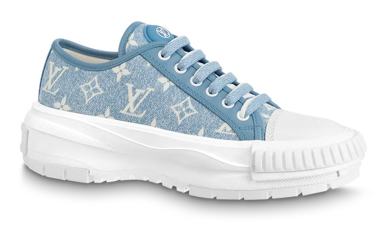 (WMNS) LOUIS VUITTON Squad Sneakers 'Blue Monogram' 1AB19K