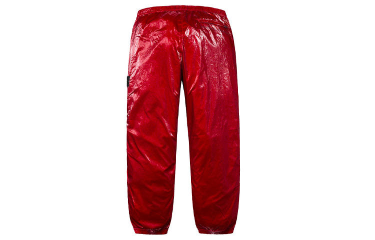 Supreme SS19 x Stone Island New Silk Light Pant Red SUP-SS19-436