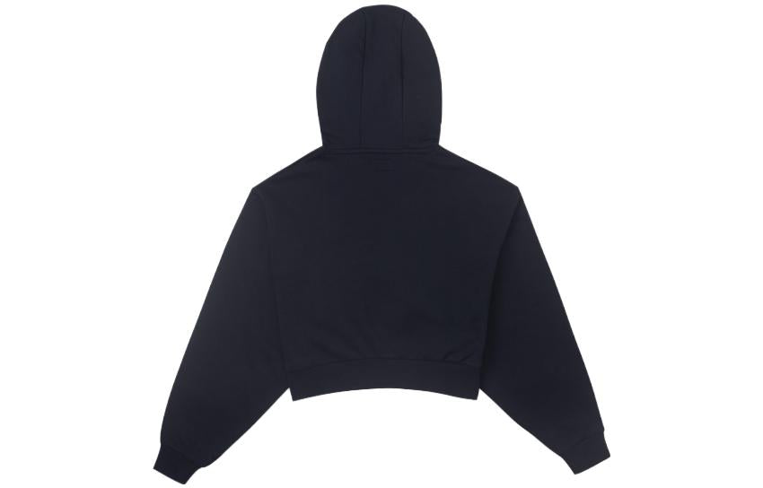 (WMNS) Converse Retro Chuck Full Zip Hoodie Asia Sizing 'Black' 10025888-A01