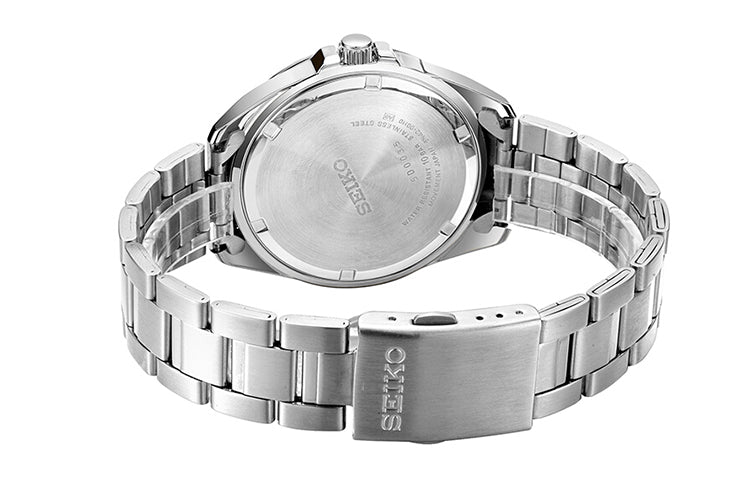 Men's SEIKO Blue Steel Strip Business Casual Waterproof Watch SUR207P1