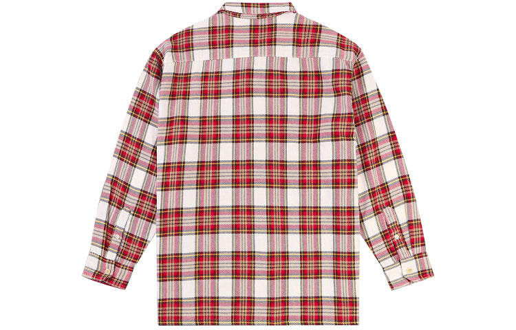 Men's Levis lapel Plaid Loose Shirt Jacket Colorblock 38705-0002