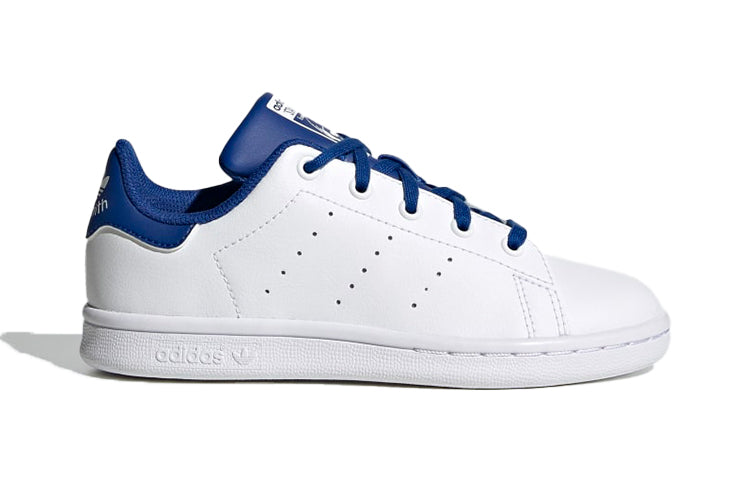 (GS) adidas originals Stan Smith J 'White Royal Blue' FW4490