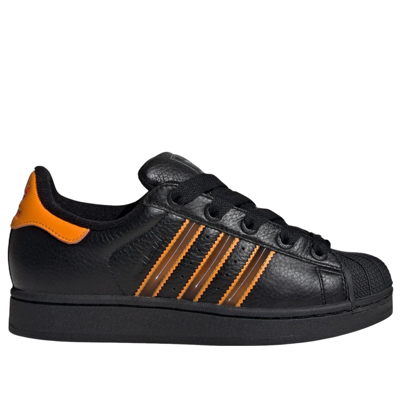 (WMNS) adidas Superstar II Shoes 'Core Black Crew Orange Semi Impact Orange' JQ6469