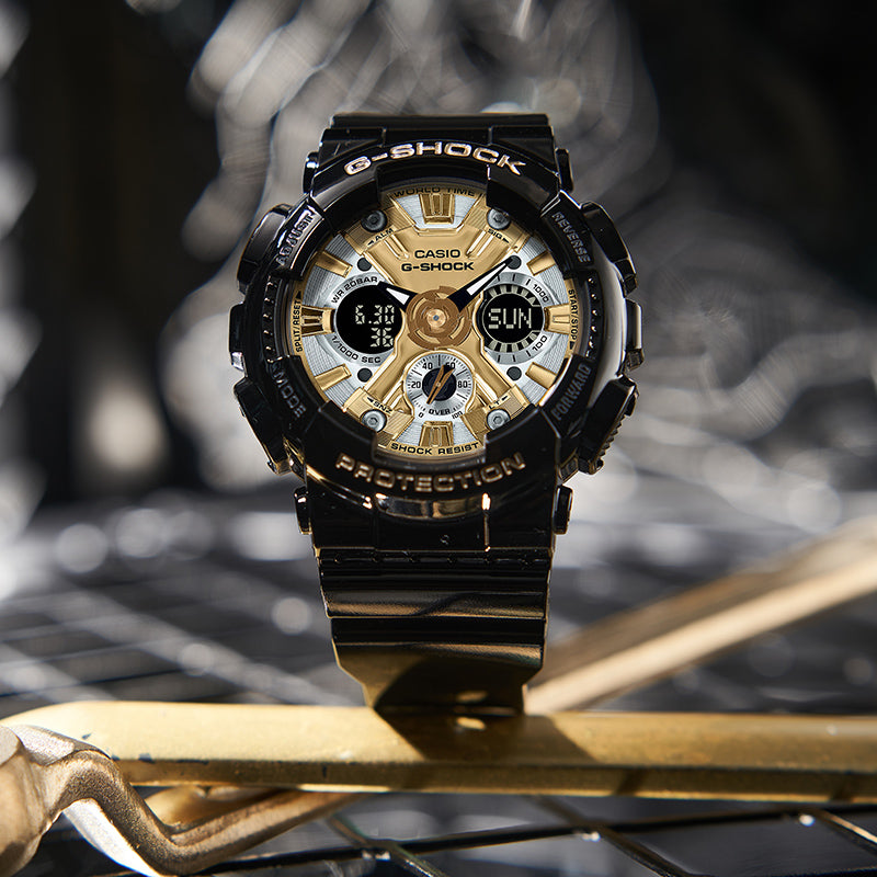 CASIO G-Shock Analog-Digital 'Black Gold' GMA-S120GB-1APR