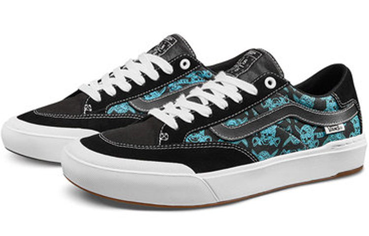 Vans Berle Pro (Pirate Skulls) Shoes Black/Blue VN0A3WKXSTJ
