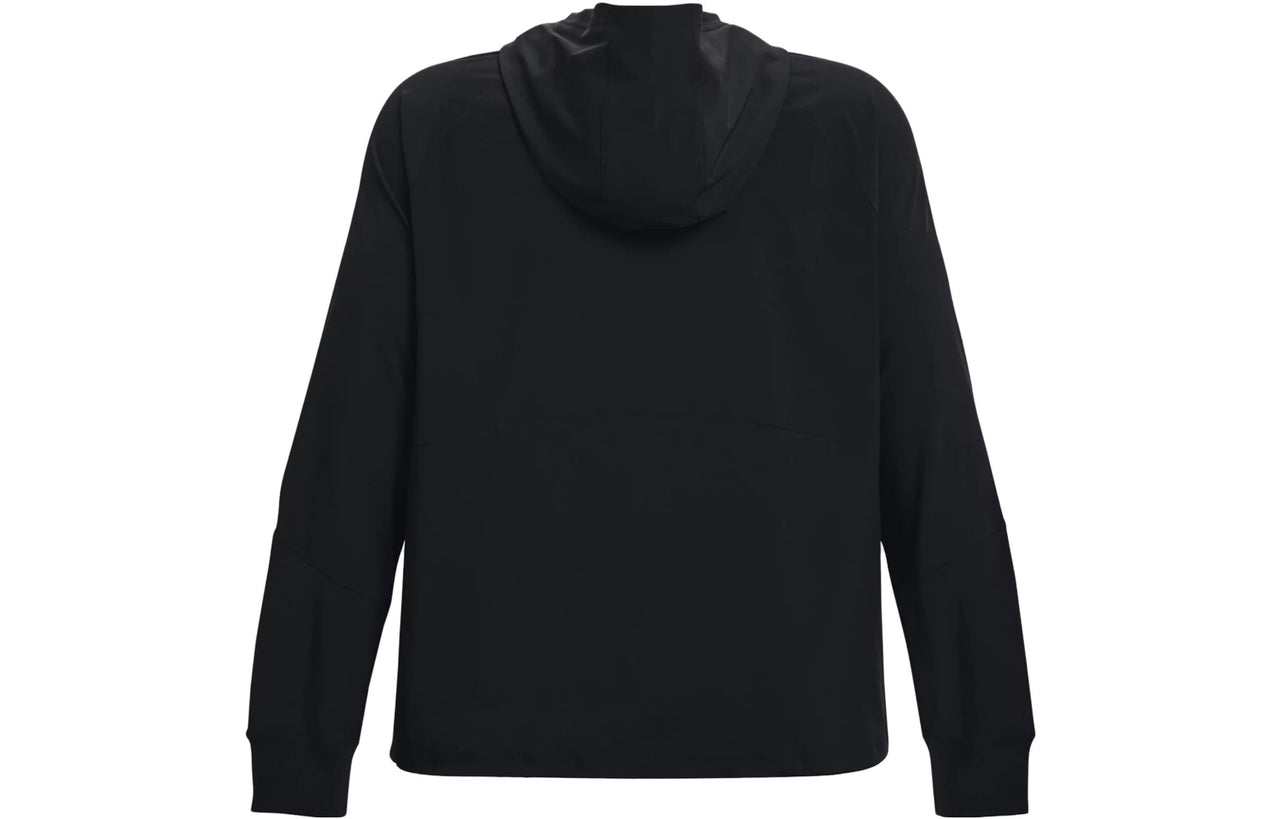 (WMNS) Under Armour Woven Full-Zip Waterproof Jacket 'Black' 1371164-002
