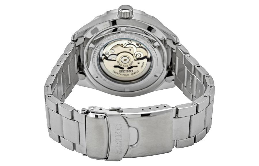 Men's SEIKO No. 5 Green Casual Sports Mechanical Watch SRPC53J1