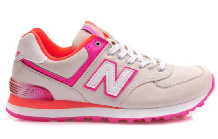 (WMNS) New Balance 574 Series Alpine Low-Top Grey/Pink WL574APG