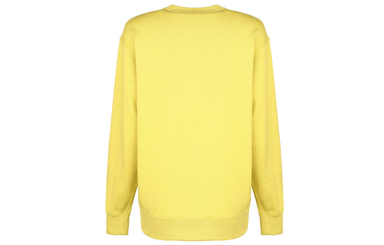 (WMNS) KENZO Tiger Head Embroidered Round Neck Long Sleeves Yellow Hoodie FA62SW8204MD-59