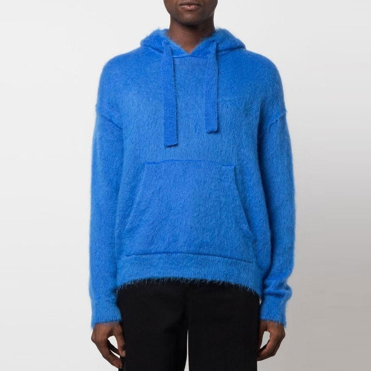 Off-White Arrows Mohair Hoodie OMHA171F22KNI0014545