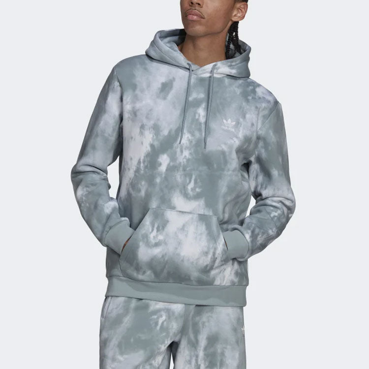 Men's adidas Hooded Long Sleeves Pullover Dark Blue HE9436