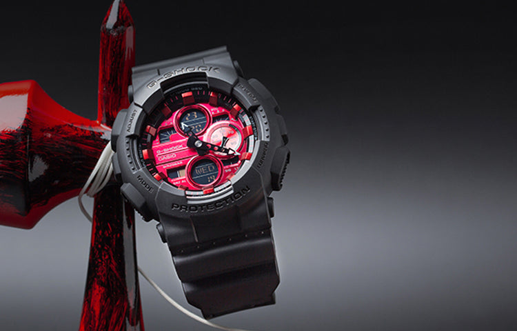 CASIO G-Shock Analog-Digital 'Black' GA-140AR-1APR-PERSON