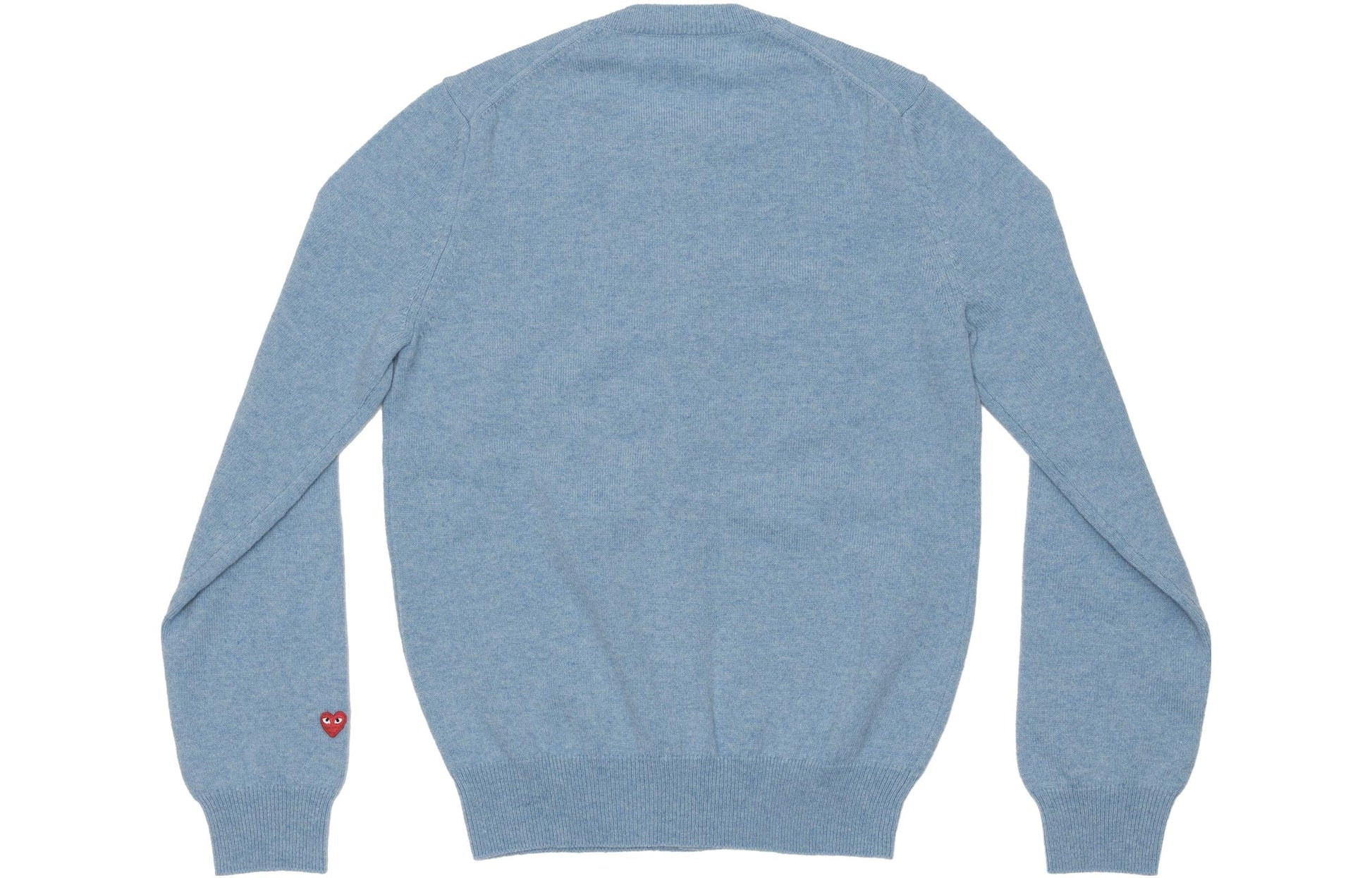 (WMNS) COMME des GARCONS PLAY V-Neck Pullover Sleeve Heart 'Blue' AZ-N091-051-2