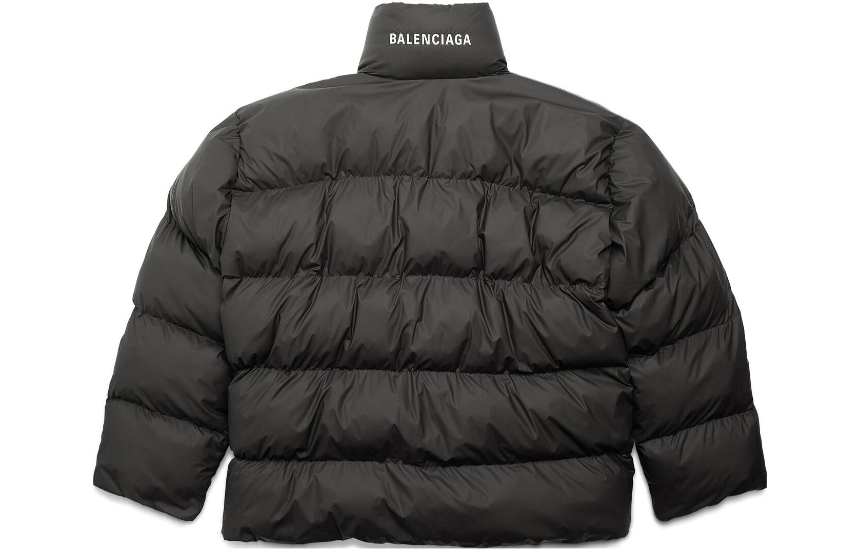Balenciaga Wrap Puffer Jacket 'Black' 751717TOO411000