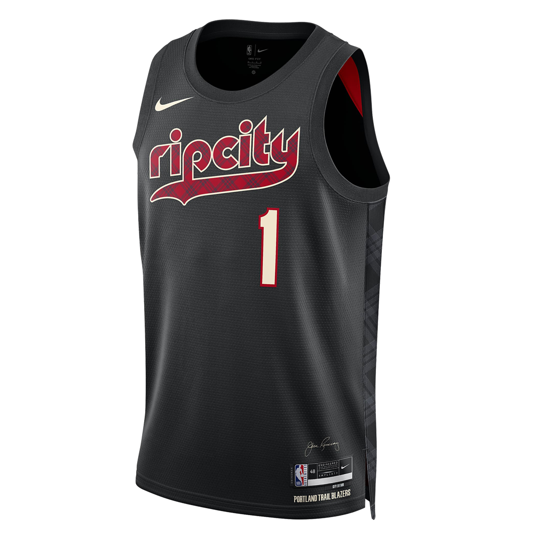 Nike Dri-FIT NBA Swingman Jersey 2023/24 City Edition 'Portland Trail Blazers Anfernee Simons' DX8517-012