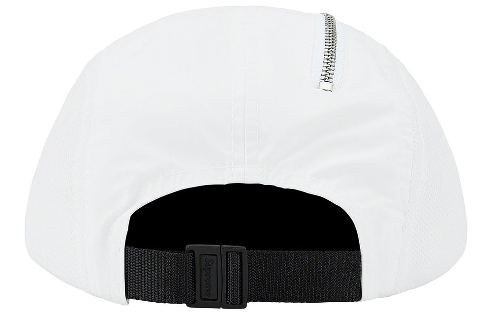 Supreme Zip Mesh Camp Cap 'White Red' SUP-FW20-055