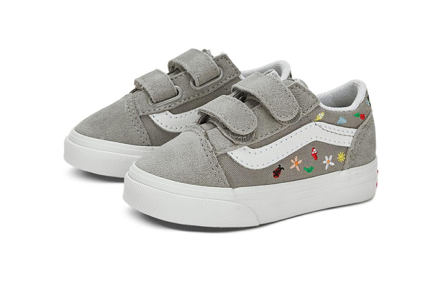(TD) Vans Old Skool V Garden Party 'Grey' VN0A4VJJKAQ