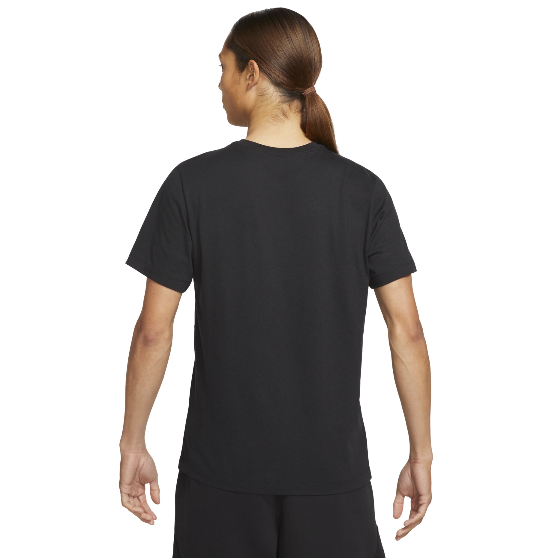 Air Jordan Jumpman Logo Embroidered Sports Round Neck Short Sleeve Black DC7486-010