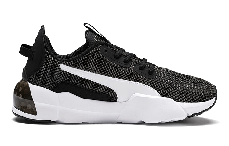 (GS) PUMA Cell Phase Low Top Running Shoes Black/White/Brown 192830-02