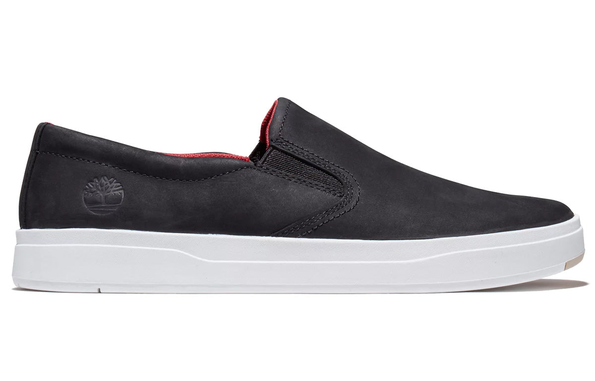 Timberland Davis Square Slip-Ons 'Black Nubuck' A2QRM001