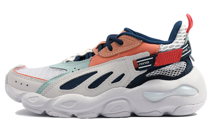 (WMNS) Li-Ning Butterfly Lite Paris Fashion Week 'White Orange Pink' AGLP104-1
