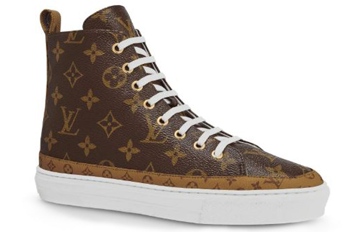 (WMNS) LOUIS VUITTON LV Stellar Monogram High-top Sport Shoes Multi 1A65UU