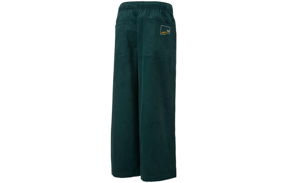 PUMA Uptown Oversized Trousers 'Green' 535810-24