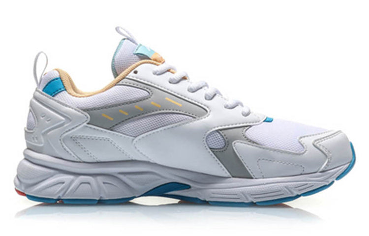 (WMNS) Li-Ning Retro Running 'White Light Blue' ARLQ012-1